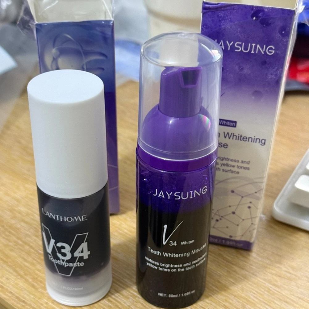 V34 Diş Rengi Düzeltici Serum - Teeth Whitening Mousse incelemesi ve fiyatı