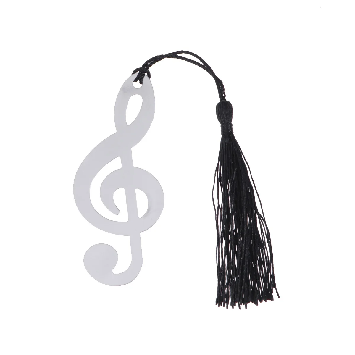 10 Pcs Tassels Pendant Bookmarks Musical Vintage Gift for Graduation Stainless Steel Metal Student