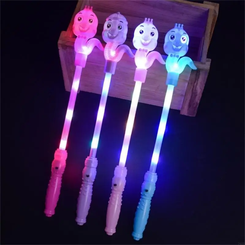 76HF LED Fairys Wands Glowing Magics Children's Glow Toy New Year Glowing