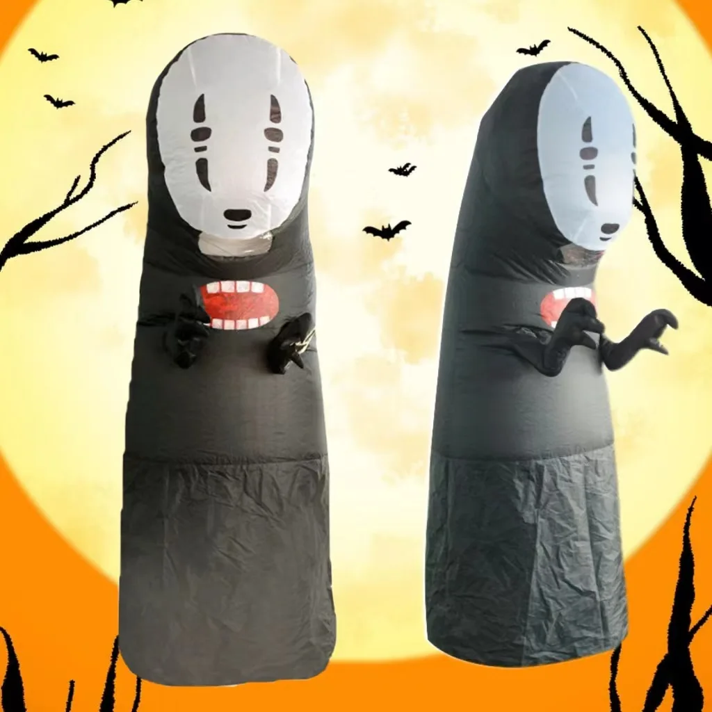 Halloween Inflatable Toys New Funny Cosplay Holiday Performance Costumes Cute and Silly Faceless Male Inflatable Clothing Toys