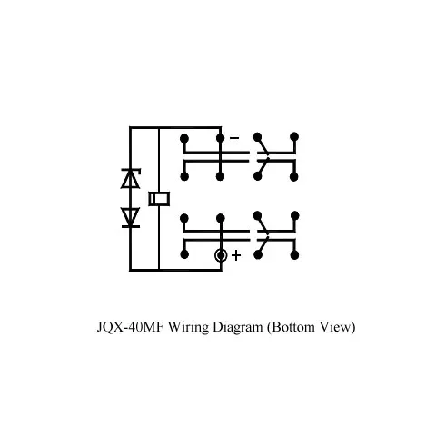 JQX-40MF 4 Form C Electromagnetic Balanced Force Relays 10A 28VDC 1A 72VDC Hermetically Sealed Aerospace Defense Boat Mil