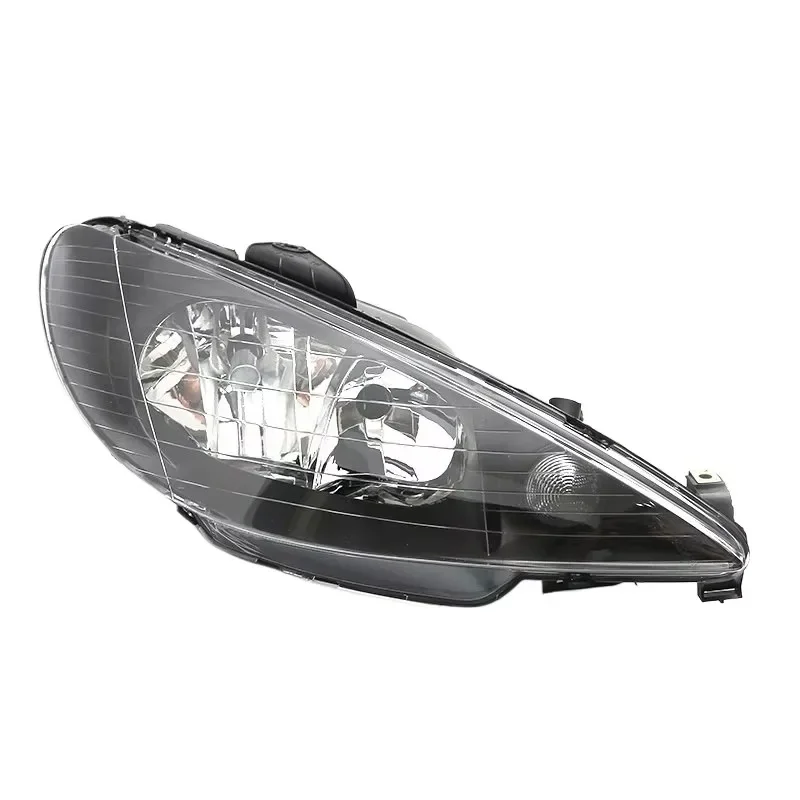 brand new For Peugeot 206 T11 06-13 crystal (lens) black /White headlamp headlamp