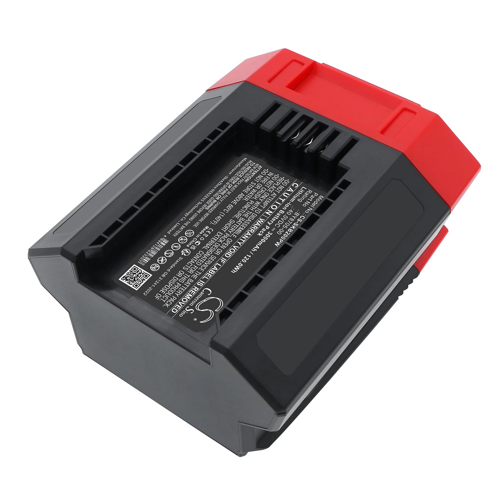 Replacement Battery for Skil 24-inch 40V Hedge Trimmer,40V 460CFM Leaf Blower,40V Brushless 24 in PN:BY8705-00 3000mAh / 120Wh