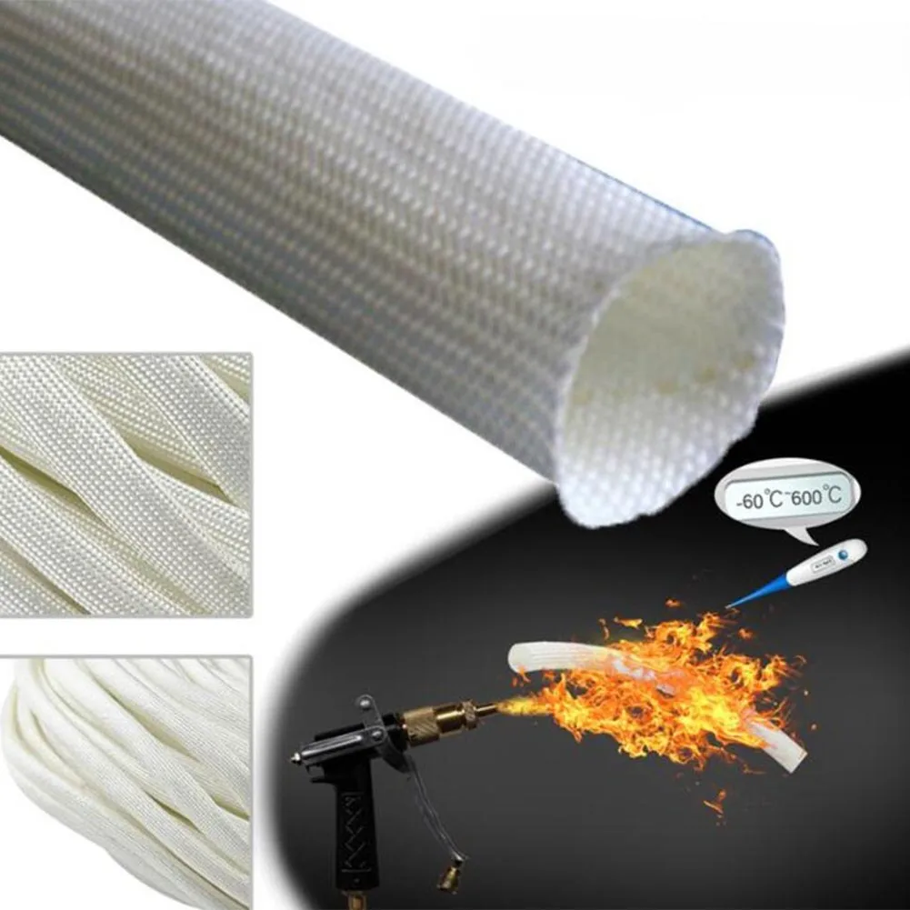 

For Webasto For Eberspacher 3 Meter Exhaust Glass Fibre Hose Lagging 22mm and 24mm Fire Resistant Thermal Sleeve