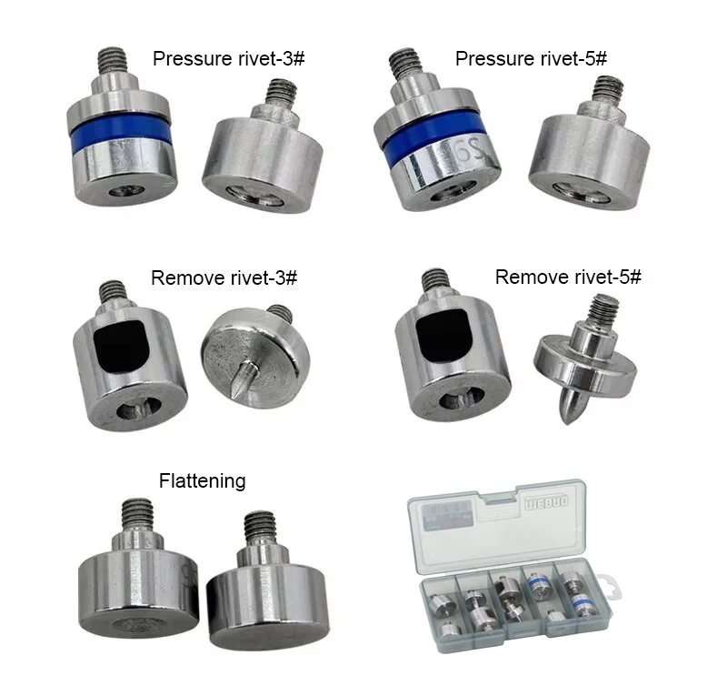 

Принадлежности для формования клепального пистолета и расходные материалы для заклепок