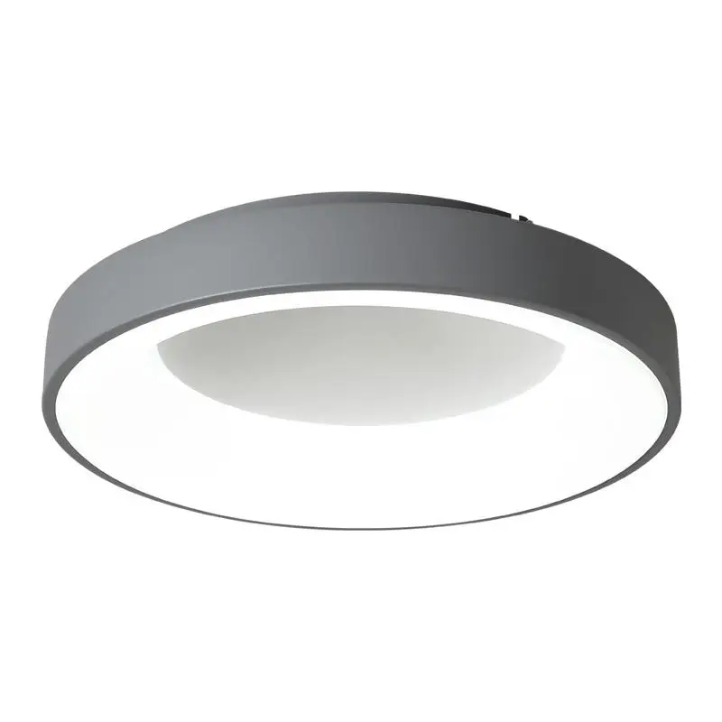 BOTIMI 30CM Round Metal Ceiling Lights For Corridor Modern Surface Mounted Bedroom Lighting Gray/Black/White/Golden Ceiling Lamp