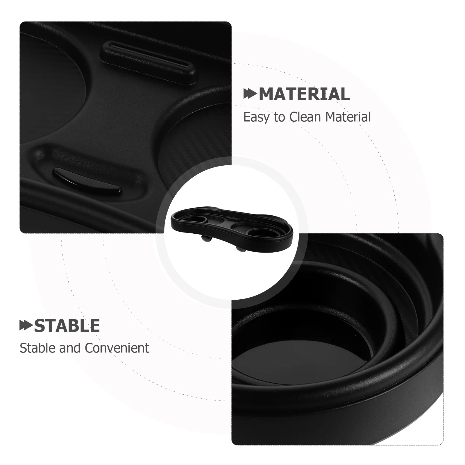 صينية عربة أطفال عالمية قابلة للإزالة، صينية للوجبات الخفيفة الموسعة مع حامل أكواب نونسليب لمرفق كرسي الأطفال الصغار