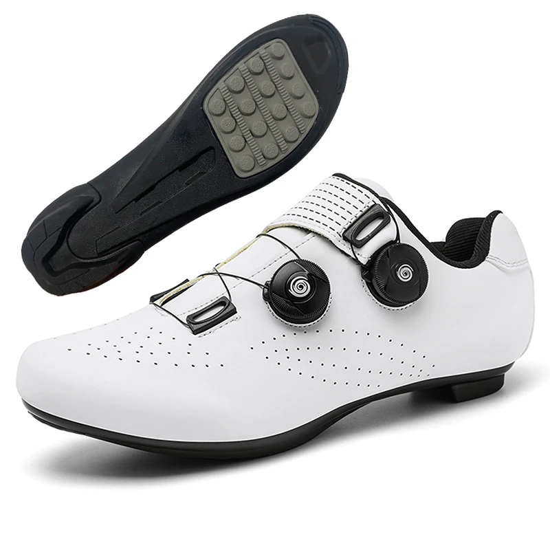 New Men Cycling Sports Shoes For Beginners Rubber Flat-Bottomed Non-Slip Cycling Shoes MTB Shoes Ladies SPD Racing Cycling Boots