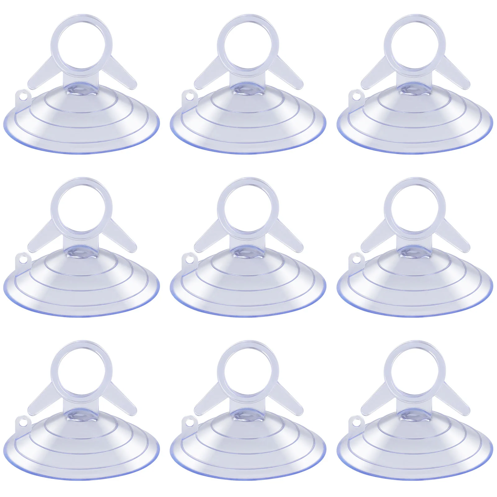 12 Pcs Pull Ring Sucker Essential Aquarium Maintenance Suction Cups Fish Tank Glass Long-lasting Suckers Easy to Install Remove