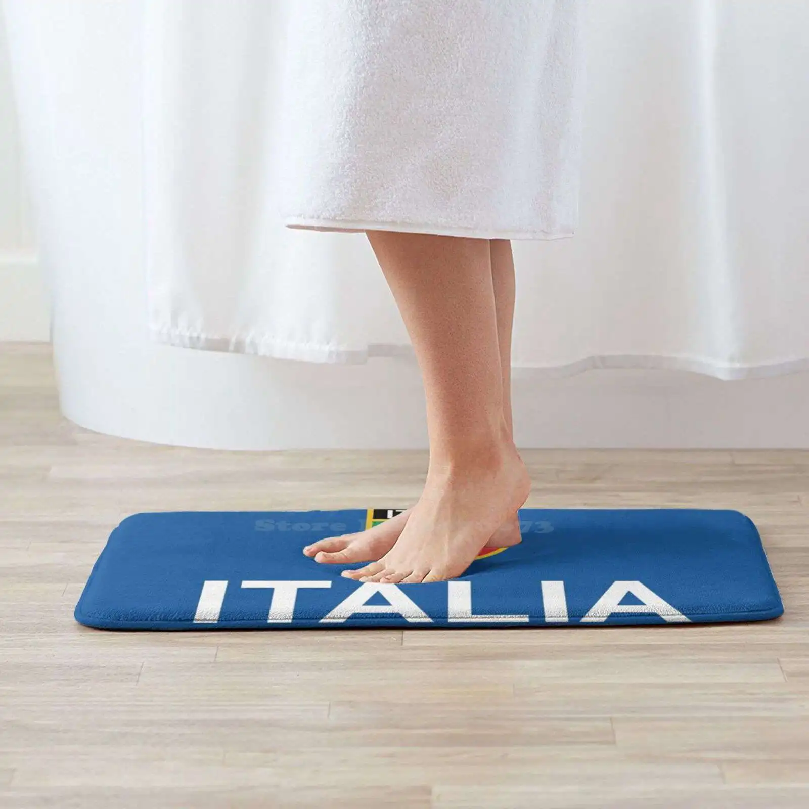 Italia Italy Italian Flag Scudetto Italian Fans Soft Foot Pad Room Goods Rug Carpet Italia Italy Italian Flag Scudetto Italian