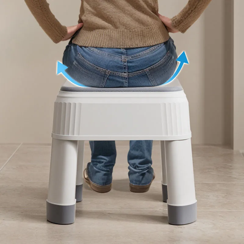 &Portable Toilet Bathroom Chair Elderly Sauna Squat Potty Foot Shower Small Stool Stackable Disabled Tabouret Unique Furniture