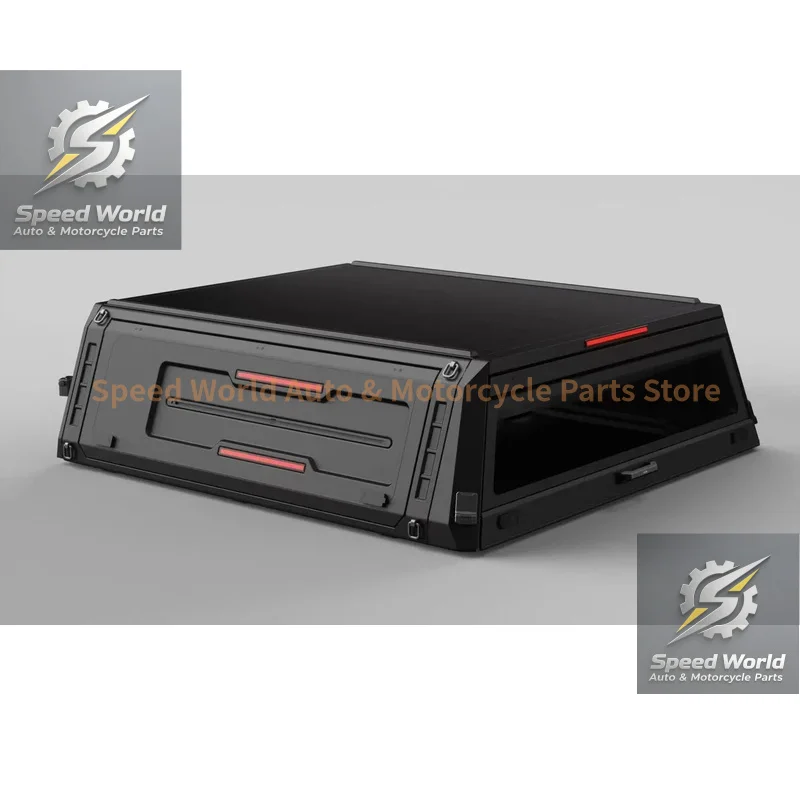 Custom Retractable & Electric Pickup Truck Canopy For RAM 1500 Aluminum Alloy Roll Up With Locking Function 5.7Ft