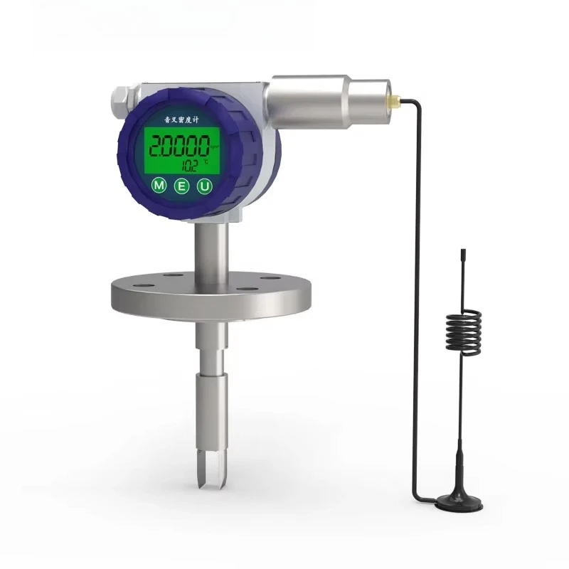 Shelok Industrial Wireless Fork Density Meter Online Liquid Slurry Concentration Analyzer ATEX IP68 Rated