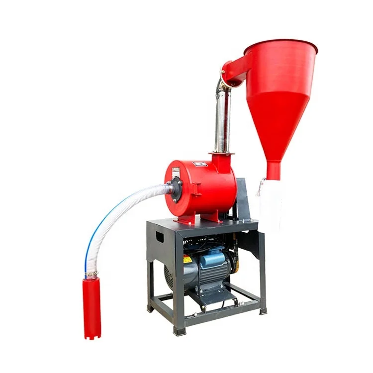 Automatic Self Priming Soybean Corn Grain Grinder Animal Feed Shredder Home Use Small Type Corn Grinder