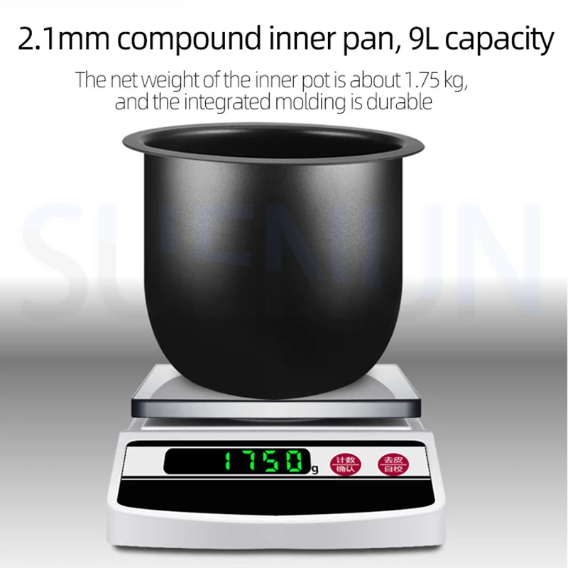 Freidora de tambor comercial, máquina de arroz frito, sartén inteligente, Robot multifunción, automática