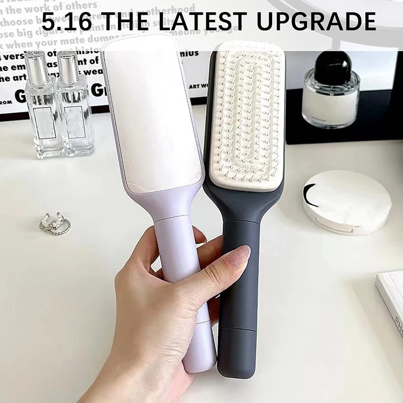 Self-Cleaning Hair Brush For Women Massage Air-bag Hair Comb Washable Soft Tooth Massage Comb For Barber Hair Styling Edge Brush