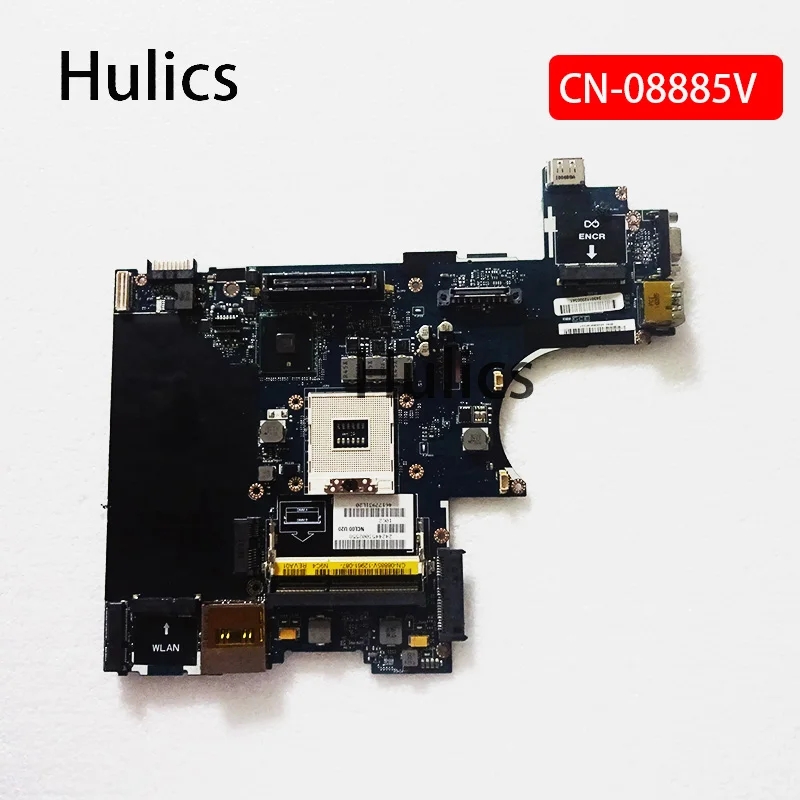 

Материнская плата Hulics б/у NCL00 LA-5471P 08885V для ноутбука DELL Latitude E6410, материнская плата DDR3