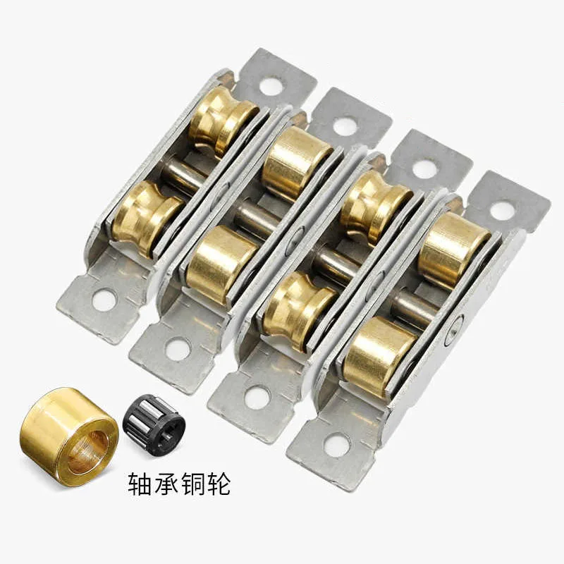 

4PCS Plastic Steel Door Window Pulley Glass Sliding Door Wheel Sliding Window Track Roller 88 Stainless Steel Bearing Accessory