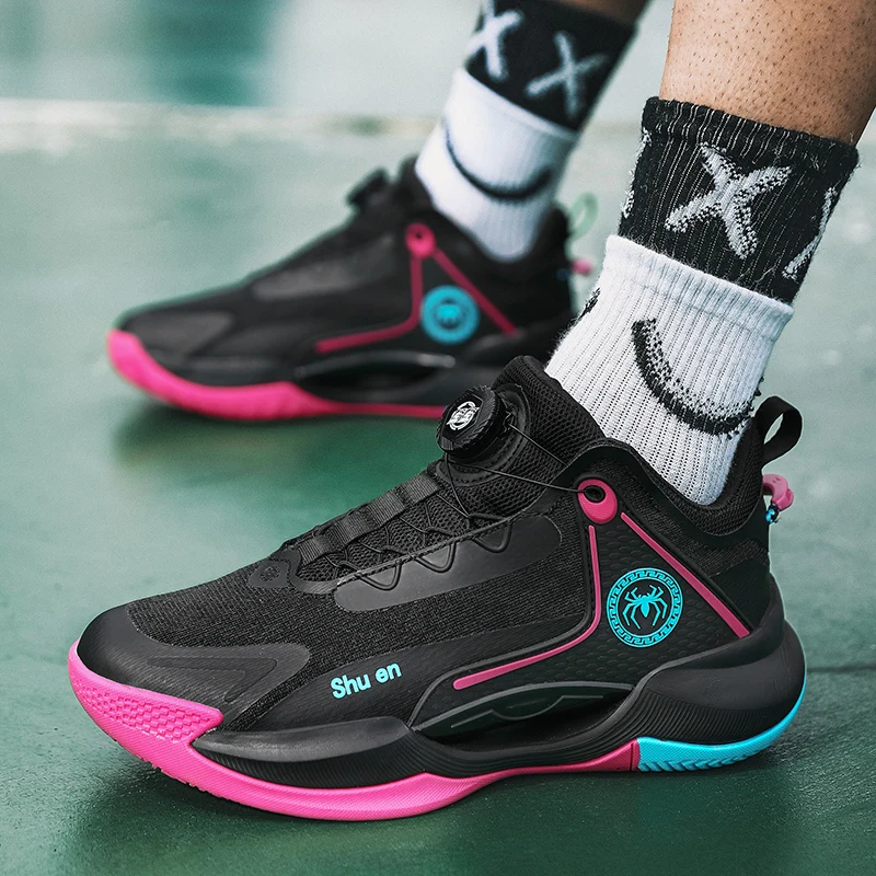 

Баскетбольные кроссовки унисекс 2026: легкие, дышащие, амортизирующие, противоскользящие, для повседневных тренировок, размеры 36-45