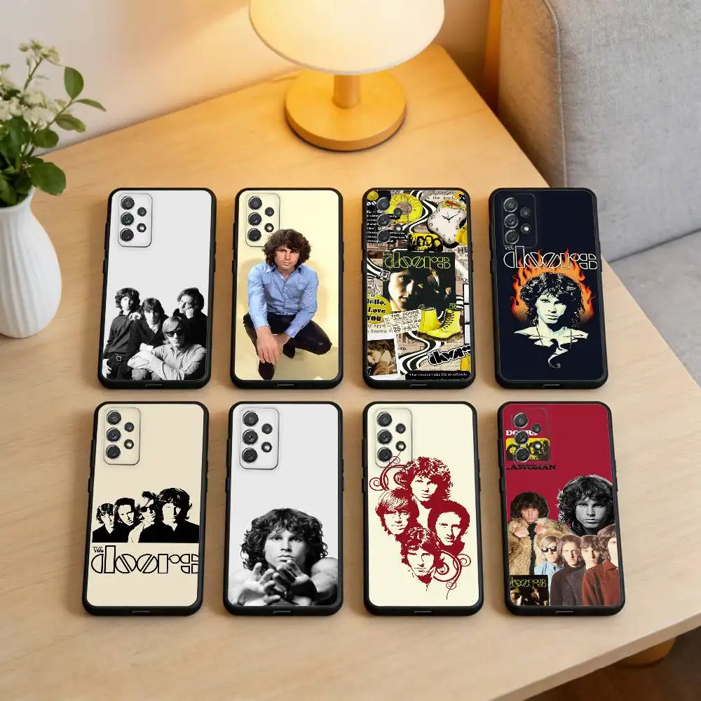 

The-Doors-J-Jim-Morrison Phone Case For Samsung Galaxy A73,A72,A71,A70,A53,A52,A51,Soft Silicone Black Cover
