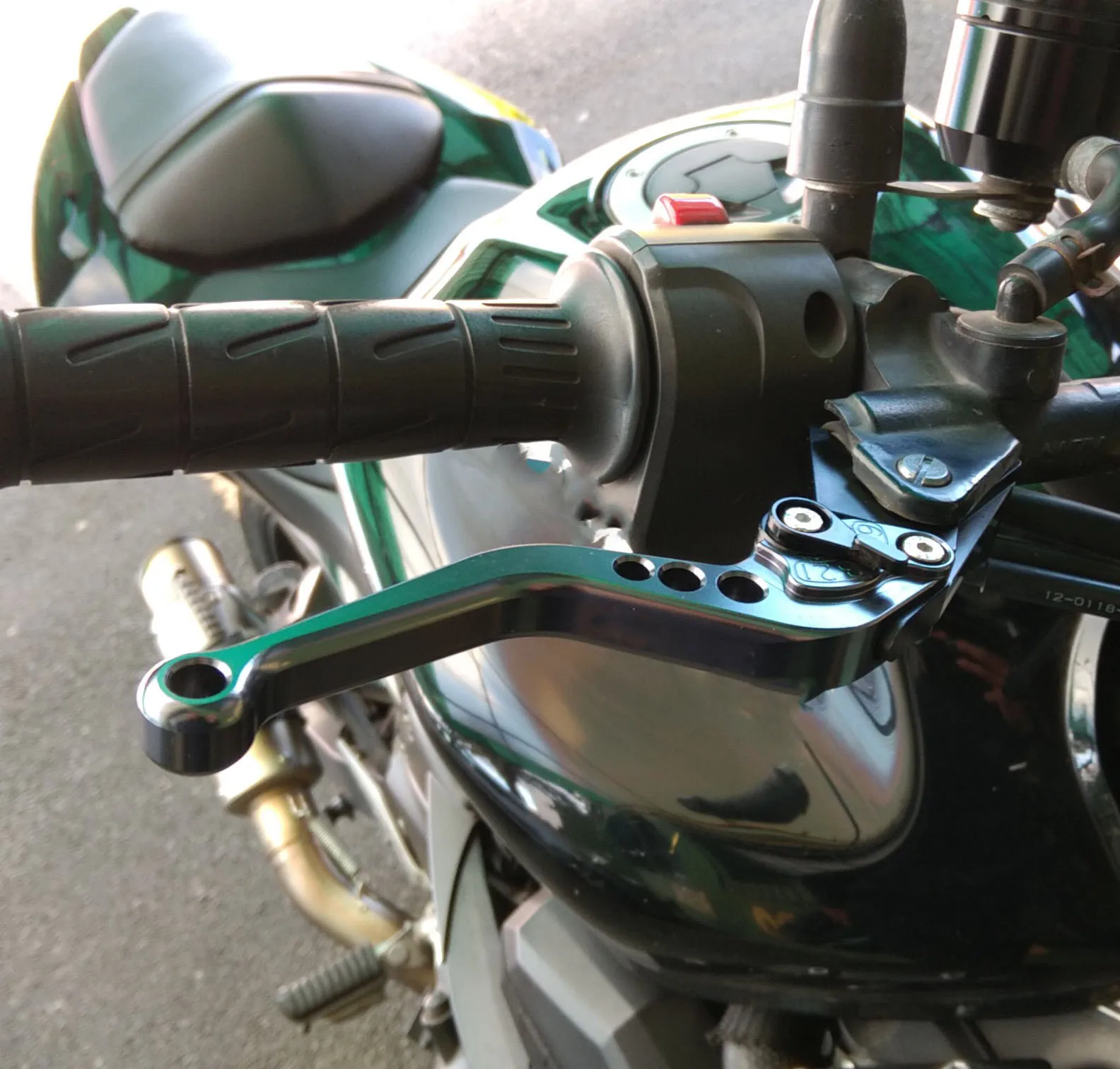 عتلات دواسة فرامل DS525X قابلة للطي وقابلة للتمديد رافعة تحكم يدوية لـ Voge Valico 525 625 DSX 525DSX 2019-2025