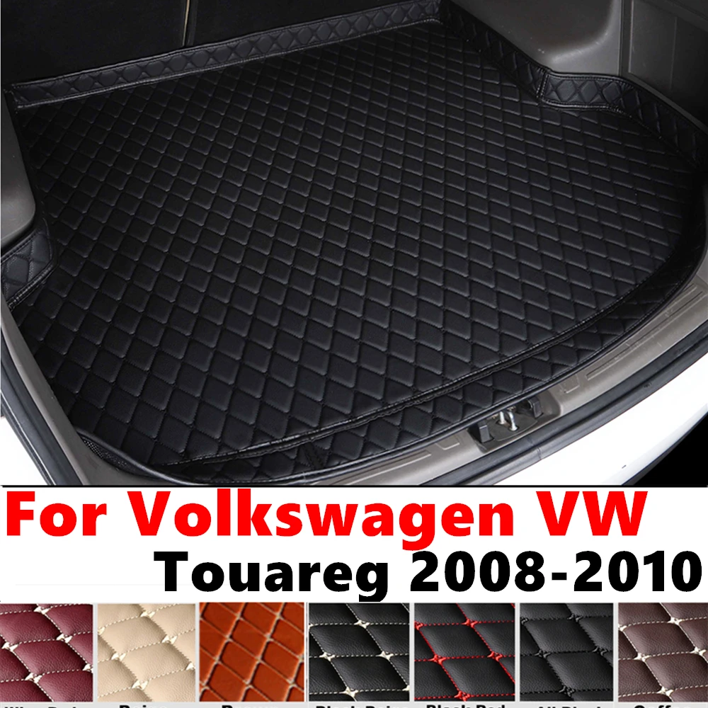 High Side Car trunk mat for Volkswagen VW Touareg 2010 2009 2008 XPE Rear Cargo Protect Cover Liner Tail Boot Tray luggage Pad