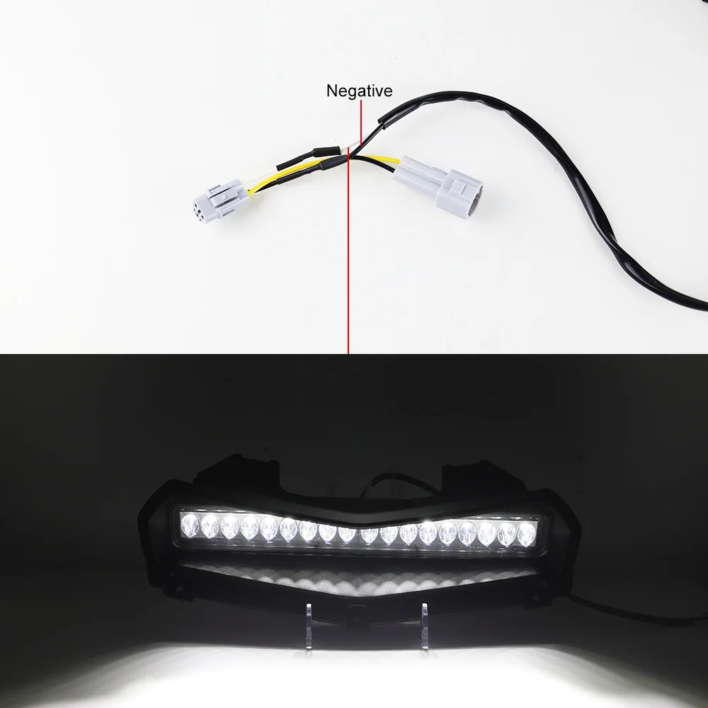 لوحة غطاء محرك السيارة الأمامية المساعدة DRL لملحقات ياماها ولفيرين RMAX2 RMAX4 1000 2021-2025 #4