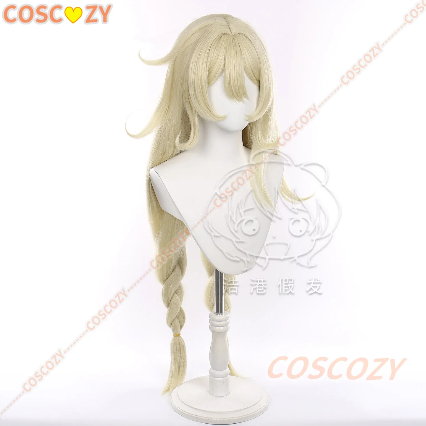 Genshin impacto cosplay alice perucas femininas halloween alice cosplay peruca 90cm longo resistente ao calor cabelo sintético festa + peruca boné presente