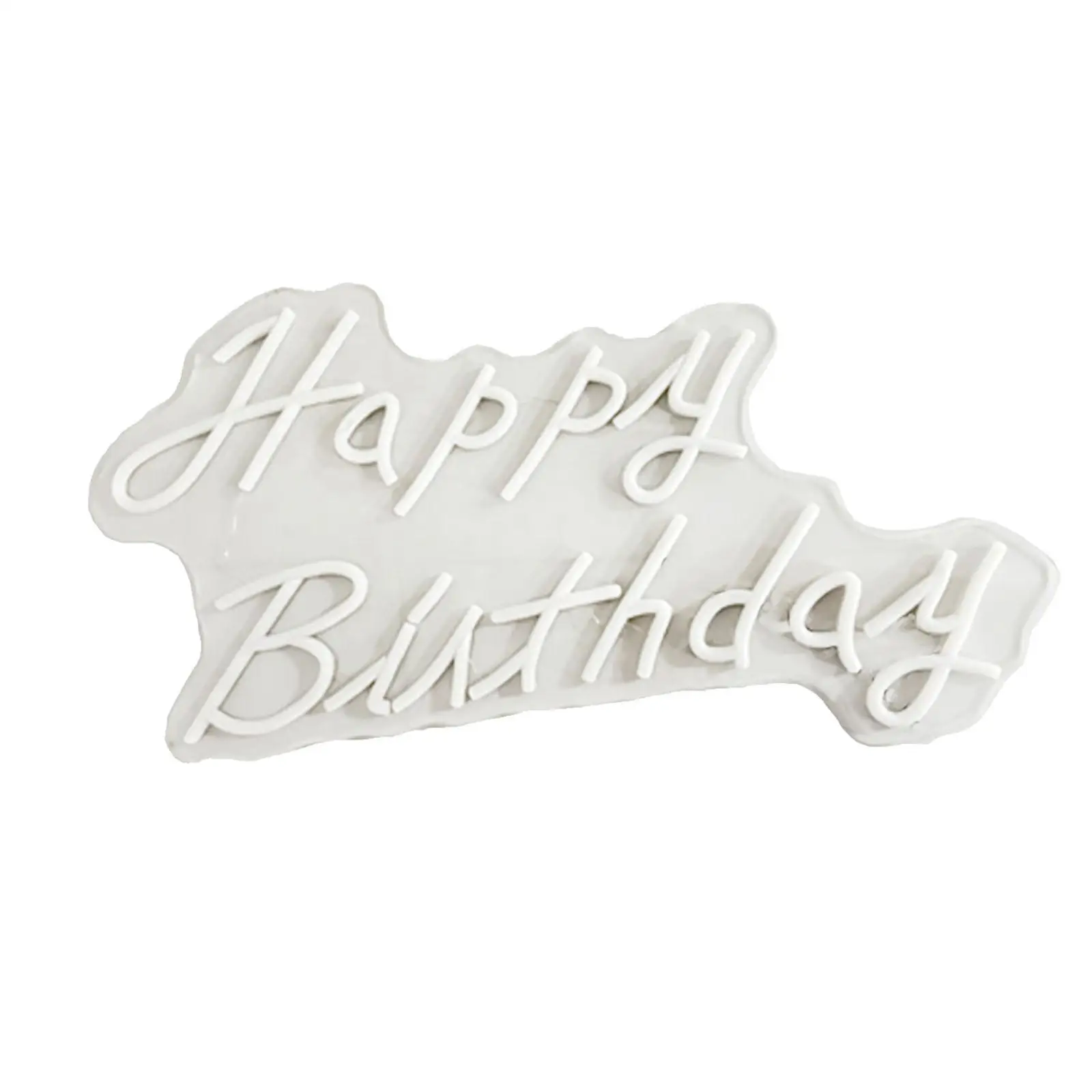 Happy Birthday Neon Sign Creative Gifts USB Powered Aesthetic Acrylic Neon Sign for Bedroom Birthday Party Home Wall Decor Kids