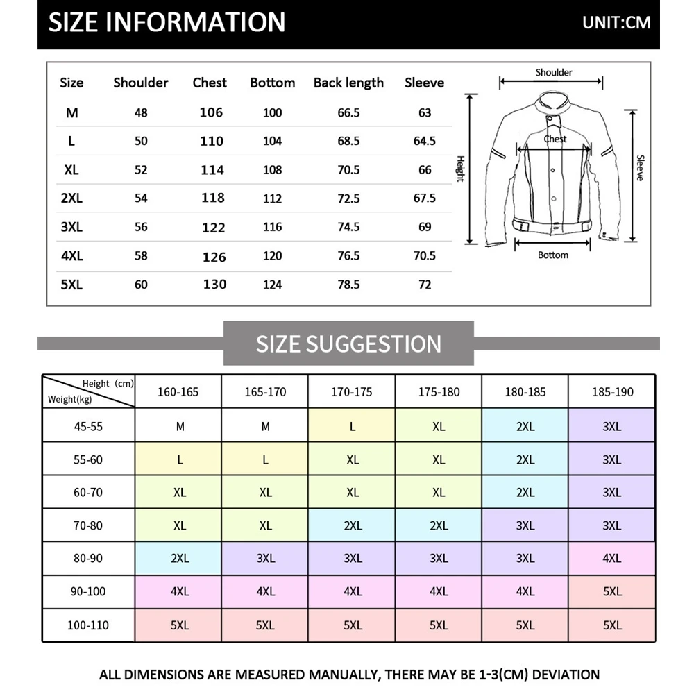 Giacca da moto Estate Traspirante Impermeabile Impermeabile Moto Armatura protettiva Cappotto da equitazione con 5 pezzi di imbottiture Taglia M-5XL JK-37