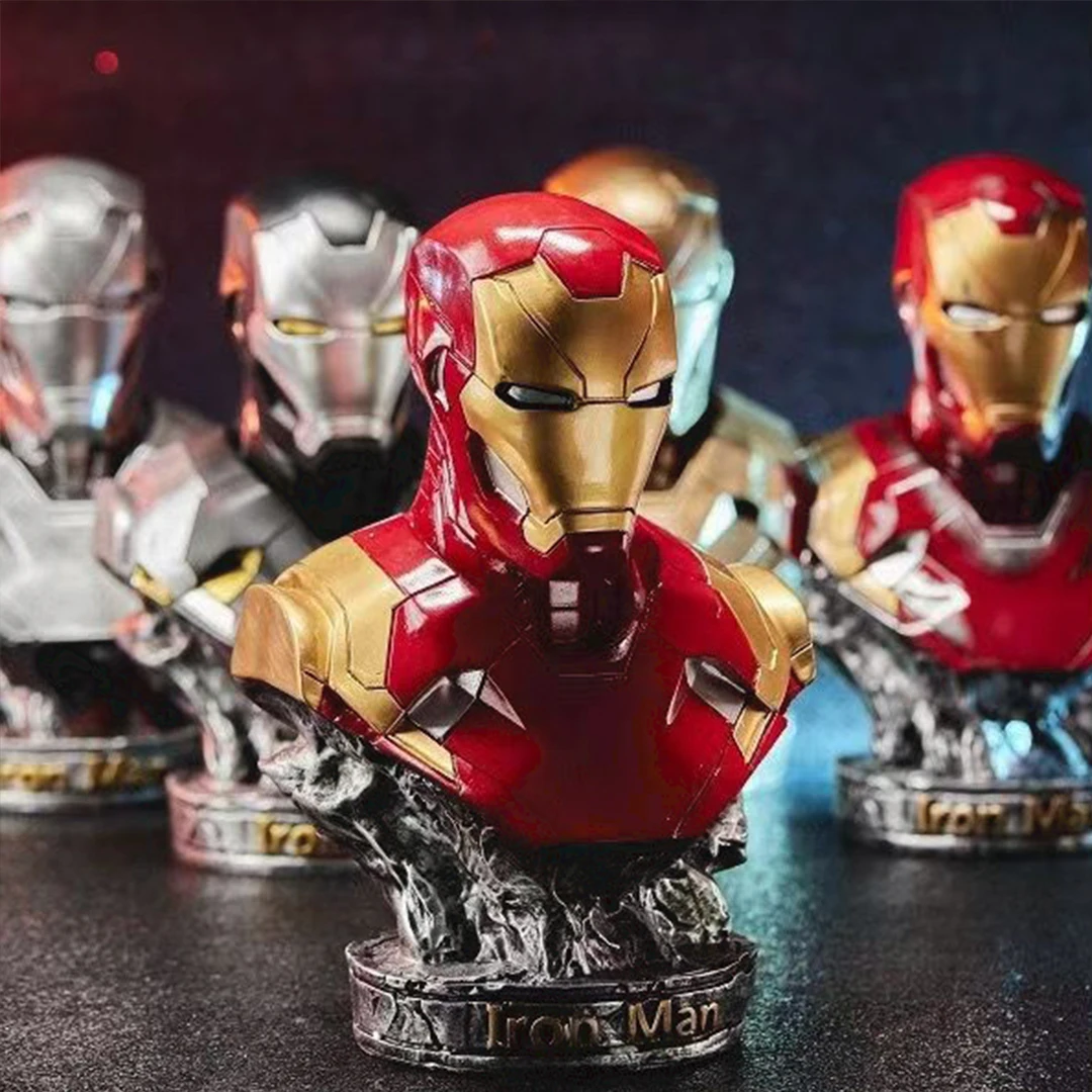 بوستو دي بانتيرا دي الرجل الحديدي 16 سم، شخصية أنيمي، estatua de Marvel، vengadores، figur grande، adorno para el salón، Koc