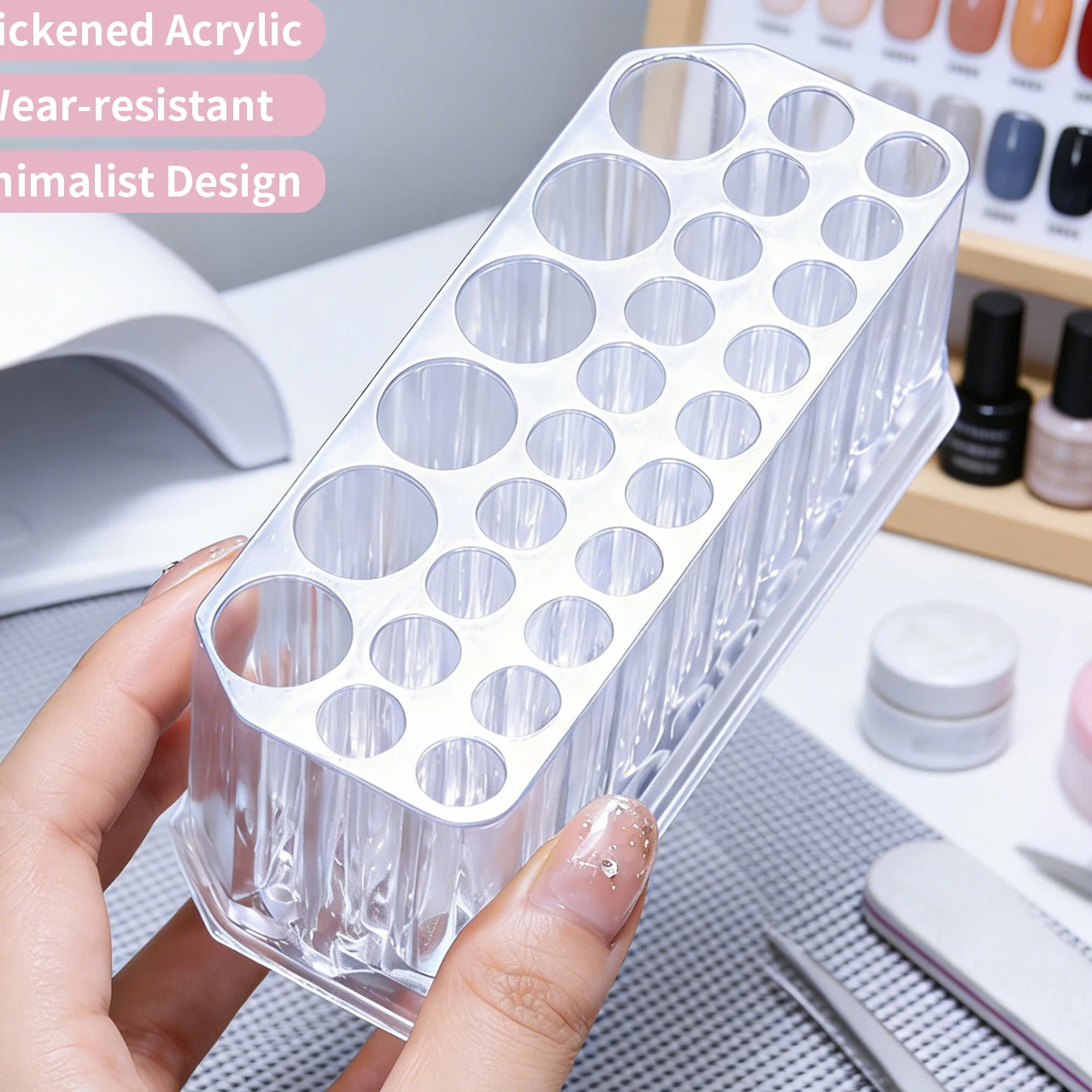 Organizador Transparente de Ac - Nail Art Vector avaliação e preço