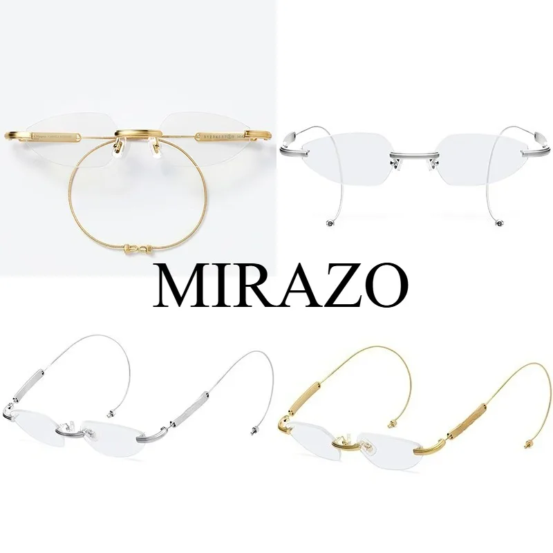

korea GM Ultra-light Pure Titanium New Rimless Glasses Frame Optical Frames Customize Anti-GLARE Prescription Eyeglasses FRAME