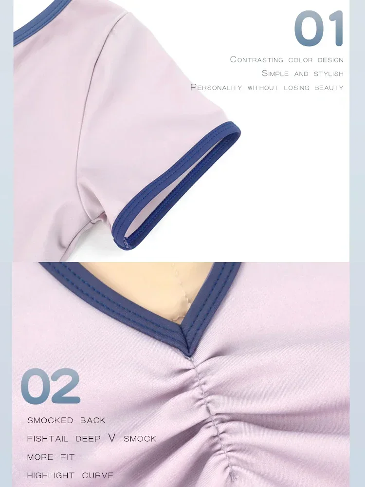 

Женские балетные трико для женщин, танцевальный костюм с короткими рукавами, сетчатая одежда для взрослых, балетная танцевальная одежда, гимнастический купальник