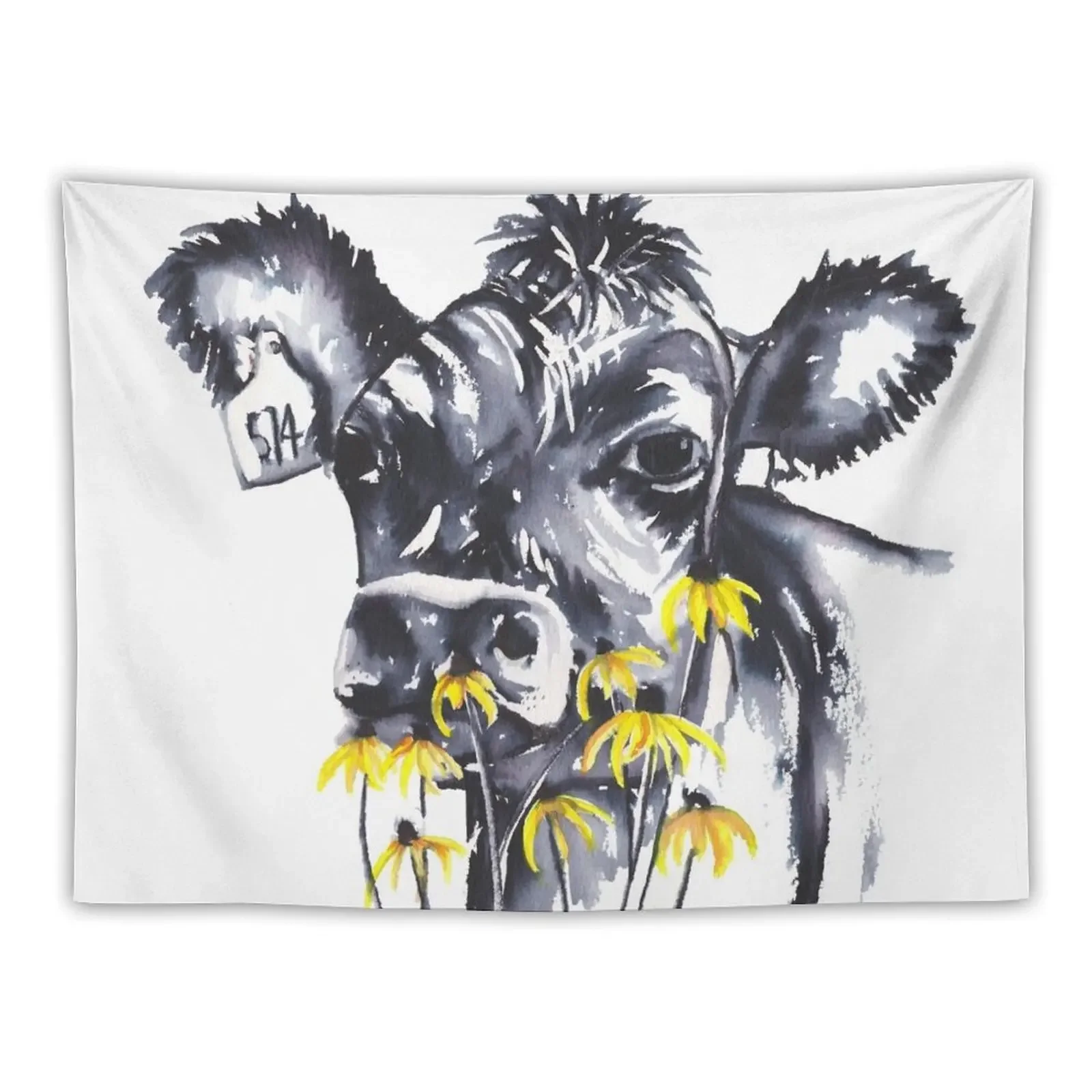 

No worries - cow painting Tapestry Room Decorations Home Decorations Aesthetic On The Wall Aesthetic Home Decor Tapestry