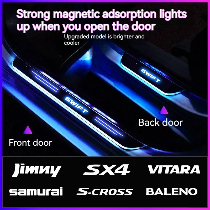 

Car door welcome light pedal threshold light car atmosphere light For Suzuki Swace Across SX4 VITARA samurai BALENO