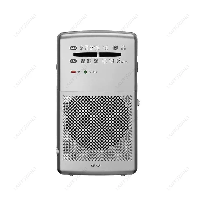 For SR-35/SR-36 Portable Radio, FM 88-108MHz MW 520-1710KHz DSP Receiver with Speaker