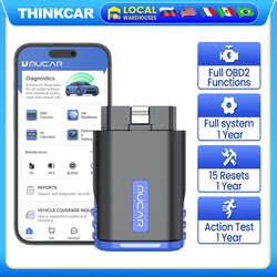 MUCAR Driverscan OBD2 Scanner Full System Diagnose Scanner 15 Reset Active Test Code Reader 2024 Diagnostic Tools VS MUCAR BT200