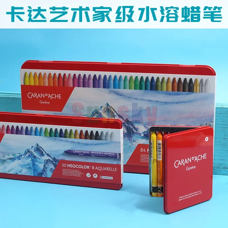 Caran D'ache Classic Neocolor Ii Water-soluble Pastels, Colors, Add Luminous