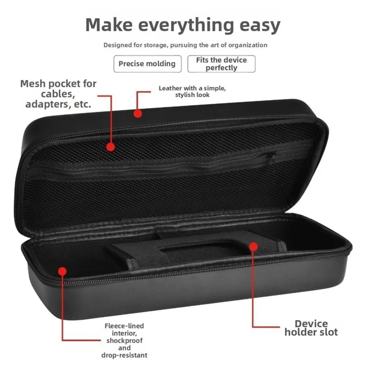 【COUNTDOWN DEAL】 Portable Storage Bag Carrying Case Shockproof Protective Cover for OneXPlayer FLY Apex Handheld Game Console