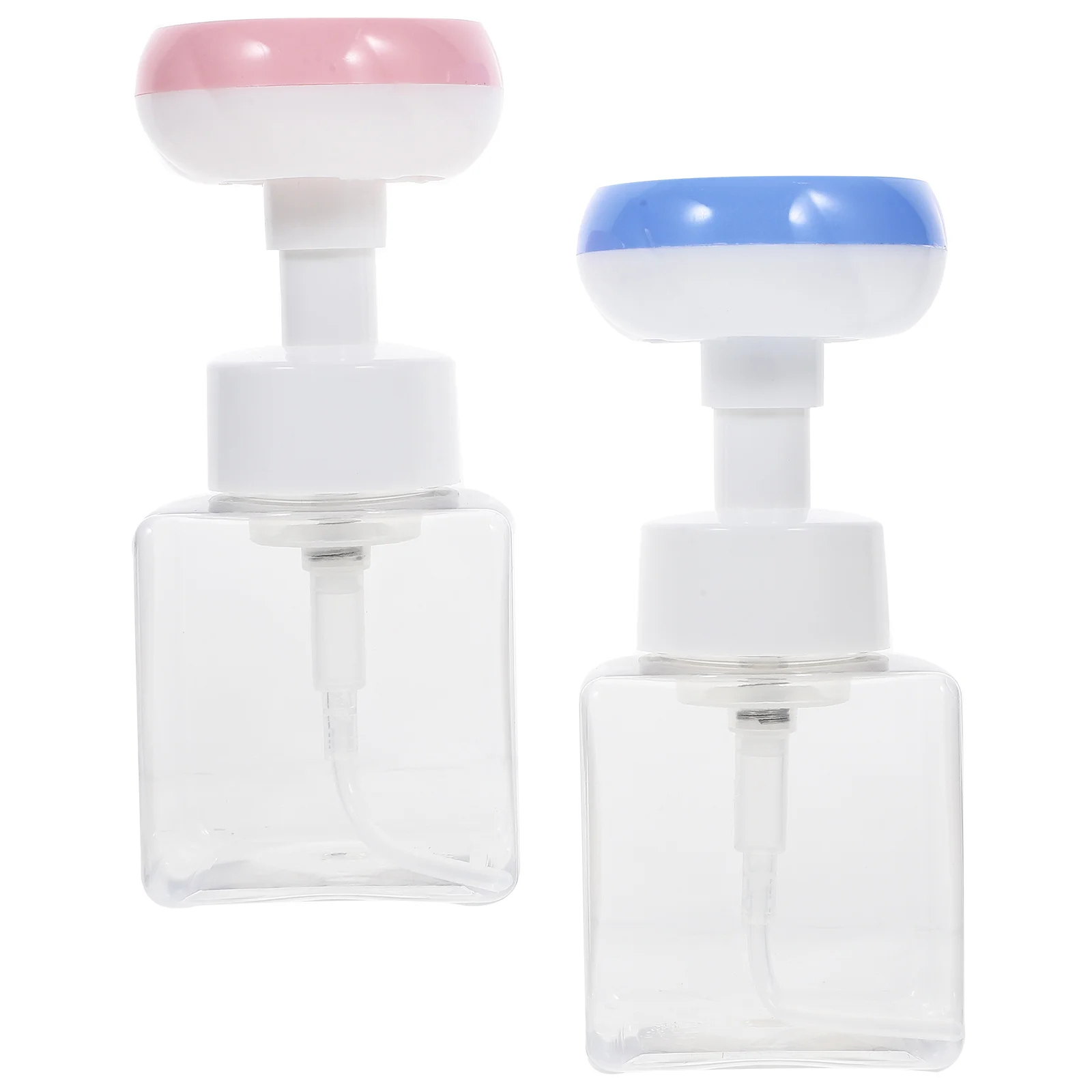 

2Pcs Foaming Soap Dispenser Press Pump Bottle Portable Travel Container for Shampoo Conditioner Liquid Soap Foam Shower Bathroom