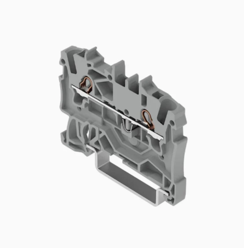 50 pz 2001-1201/2001-1204 connettore morsettiera a molla autobloccante montato su guida a 2 fili