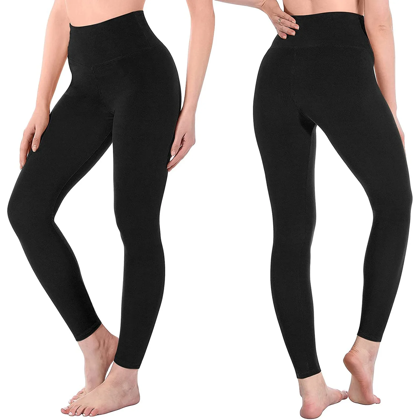 Fall Winter High Waisted Women\'s Leggings Yoga Leggings Running Gym Fitness Workout Pants Plus Size Compression Leggings