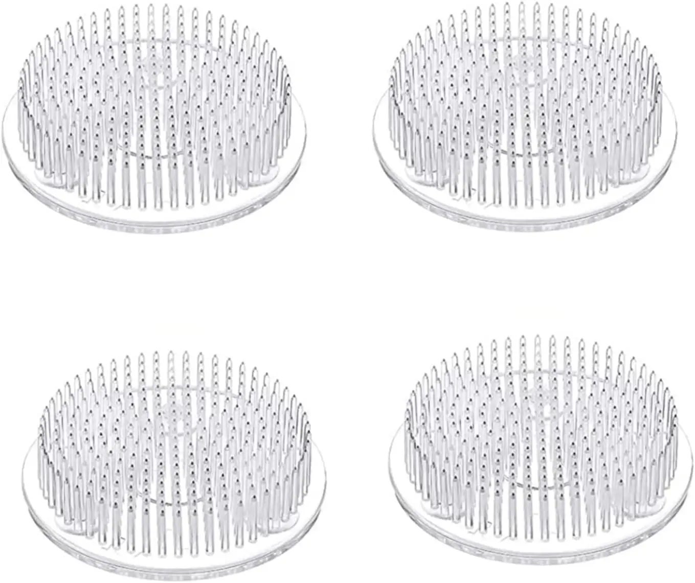 

Набор из 4 прозрачных пластиковых держателей для цветочных композиций, 2,76 дюйма (70 мм), для легкого создания цветочных композиций своими руками