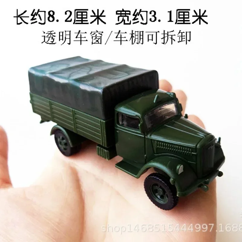 1pcs Random Color and Style  1:72 4D Assemble Truck USA Humvee Germany  Plastic  Military Vehicle Model Toy