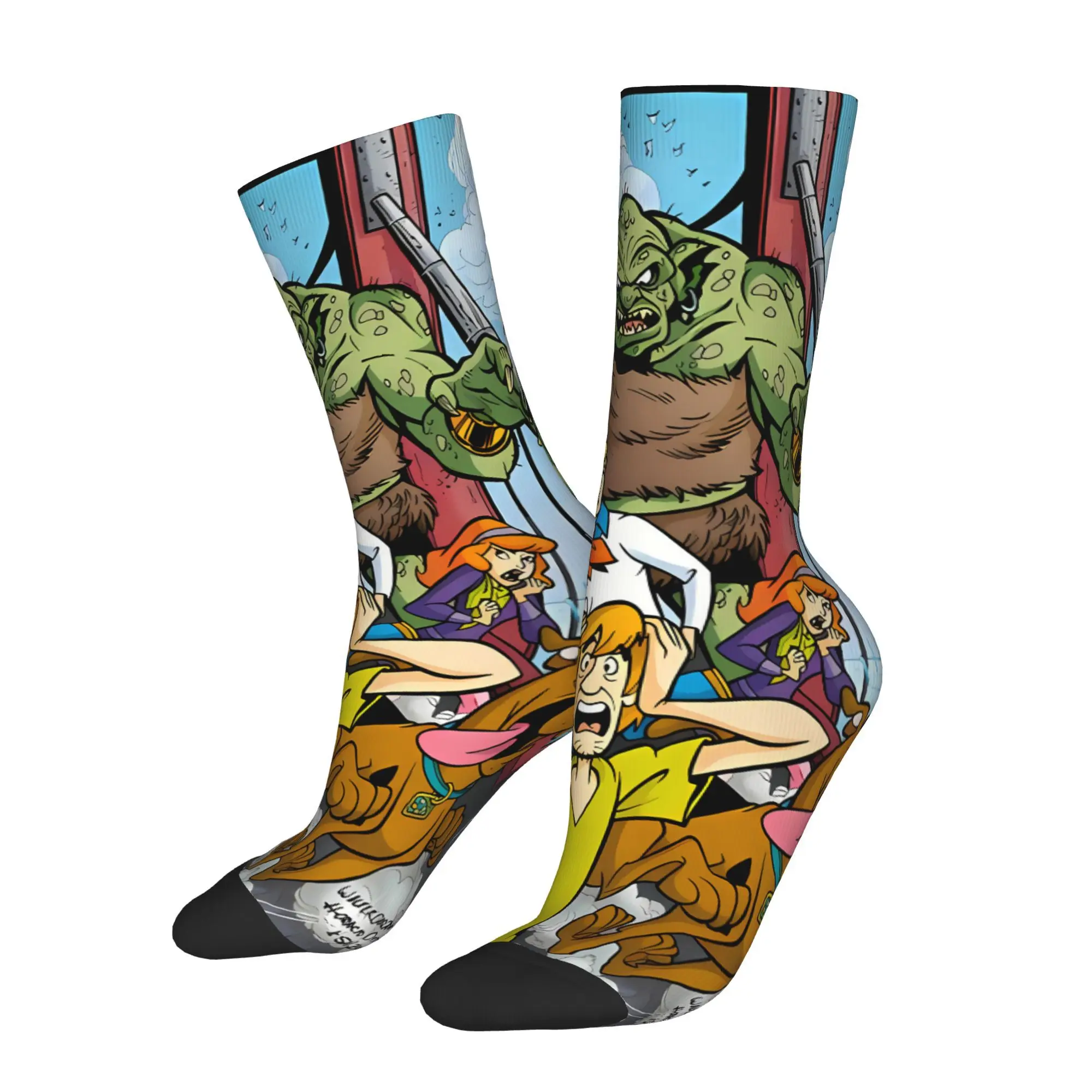 

Мультяшные носки с принтом Человек из полиэстера