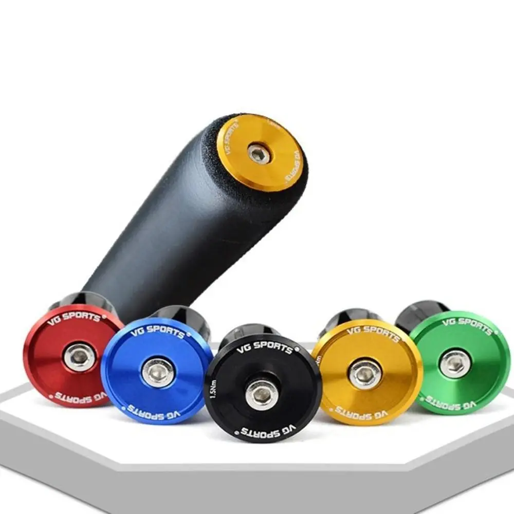 1 Pair of Expansion Bicycle Handlebar Plugs MTB Aluminum Alloy Bike Handlebar End Plugs Durable Lightweight Handle Bar End Cap