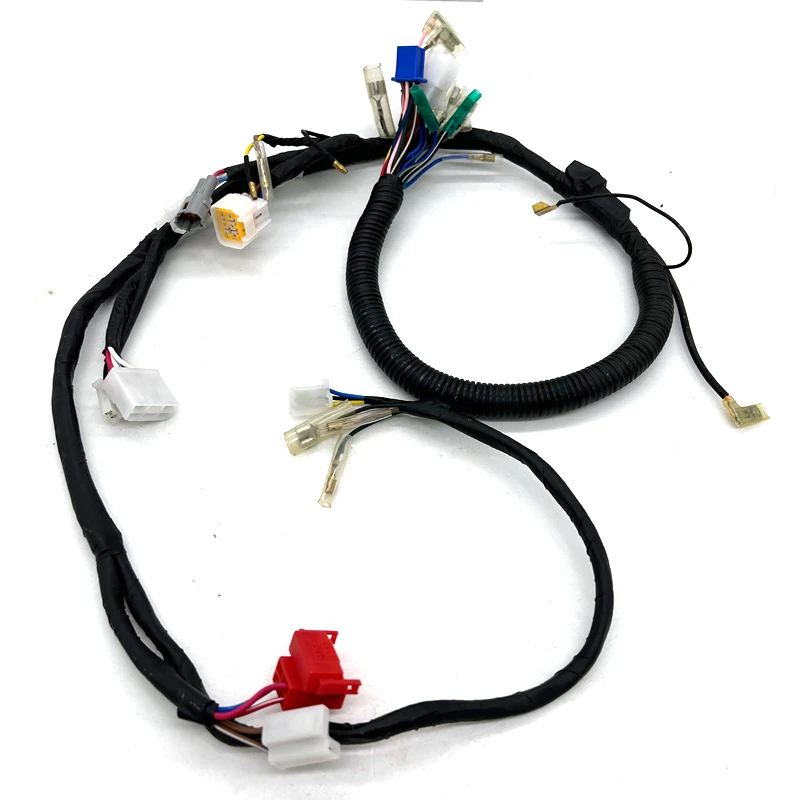 Motorcycle Electric Full Vehicle Wiring Harness Line Kit For YAMAHA YBR125 YBR YB 125 Euro I Euro II