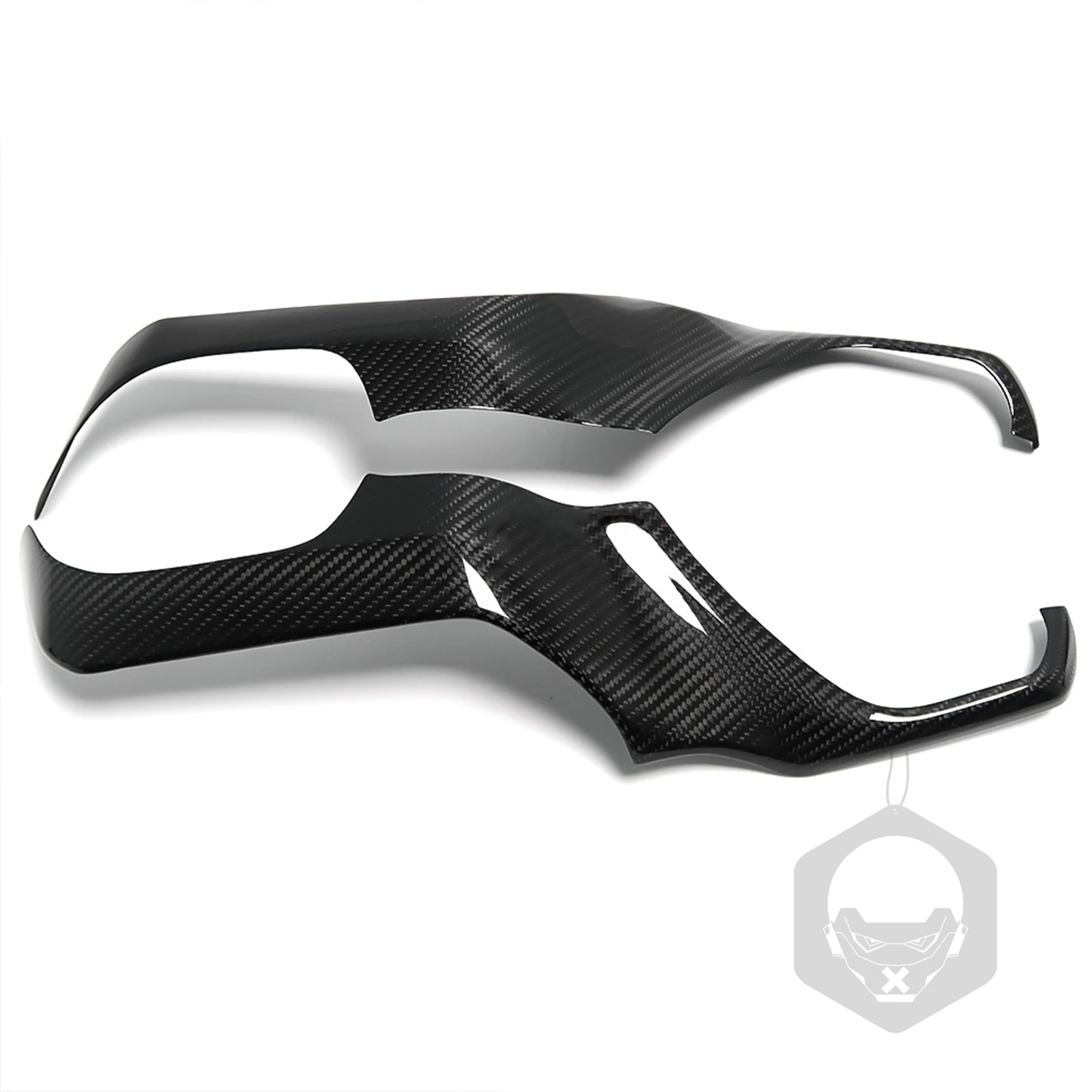 For Dodge Ram 1500 TRX 2019-2024 Real Dry Carbon Fiber Center Console Navigation Panel Side Cover Car Modification Accessories view 5
