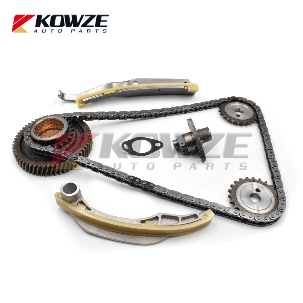 KOWZE SGXB-4M41T Timing Chain Repair Kit 7 Parts for Mitsubishi Pajero 4M41 2006-2016